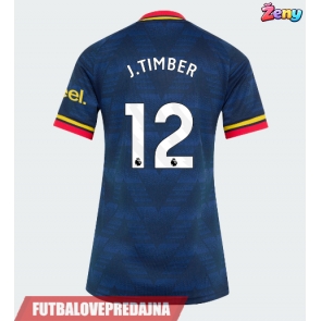 Lacne Ženy Futbalové dres Arsenal Jurrien Timber #12 2026-27 Krátky Rukáv - Preč